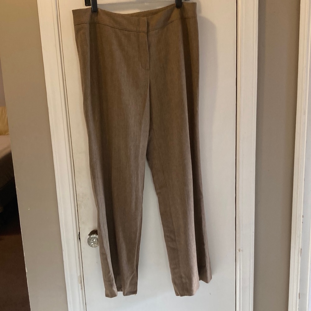 Marshall Fields 14 wool blend lined herringbone dress pants 24-531-1